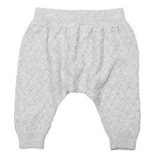 MIKI MIETTE- DOVE GRAY KNIT PANTS