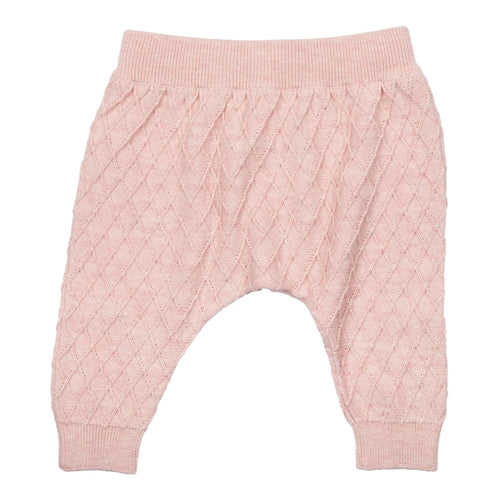 MIKI MIETTE- ROSE PINK KNIT PANTS