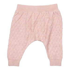MIKI MIETTE- ROSE PINK KNIT PANTS