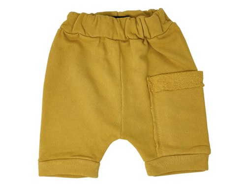WEE MONSTER- MUSTARD HAREM SHORTS