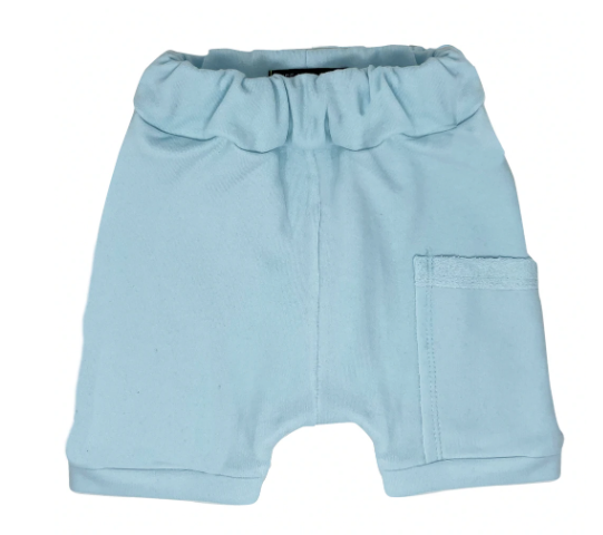 WEE MONSTER- LIGHT BLUE HAREM SHORTS