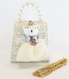 DOE A DEAR- PRINCESS BEAR PURSE