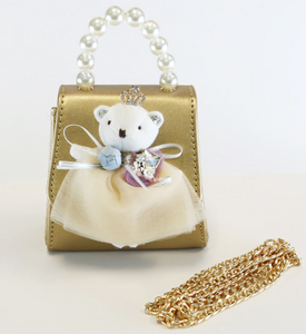 DOE A DEAR- PRINCESS BEAR PURSE