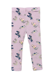 PETITE HAILEY- MULTI MERMAID LEGGINGS IN PURPLE
