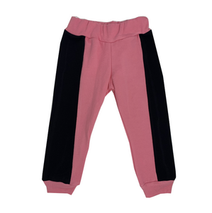 WEE MONSTER- HOT PINK AND BLACK JOGGERS