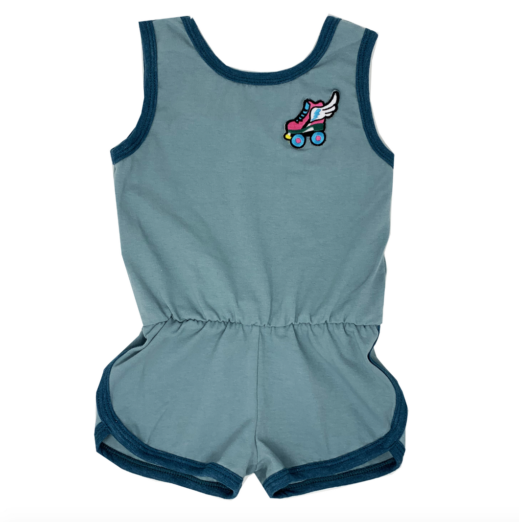 WEE MONSTER- ROLLERSKATE ROMPER