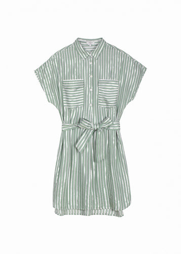 FRNCH PARIS- STRIPED AALIYA DRESS