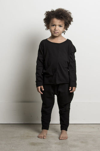 DANIEL PATRICK KIDS- L/S BLACK TRAIL TEE