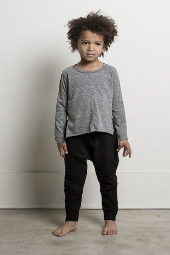 DANIEL PATRICK KIDS- L/S HEATHER GREY TRAIL TEE