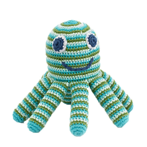 Green Octopus Rattle