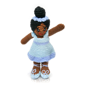 Blue Ballerina Rattle