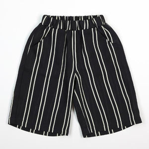 DOE A DEAR- PINSTRIPE CULOTTES W/ ELASTIC WAISTBAND