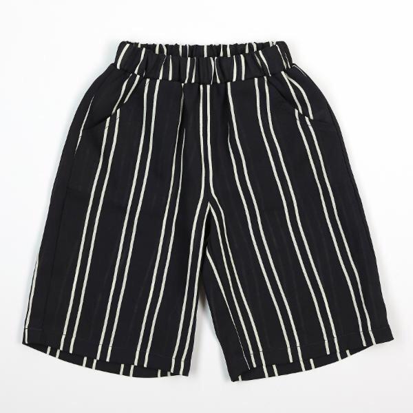 DOE A DEAR- PINSTRIPE CULOTTES W/ ELASTIC WAISTBAND
