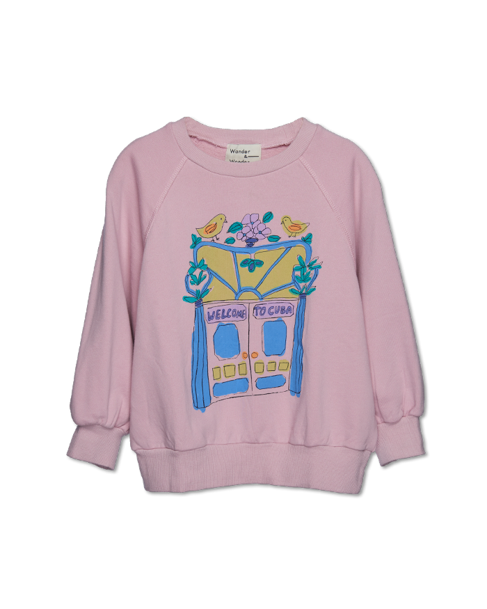 WANDER & WONDER- CASA SWEATSHIRT IN LILAC
