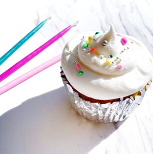 Beeswax Hand-Dipped Birthday Candles - Rainbow