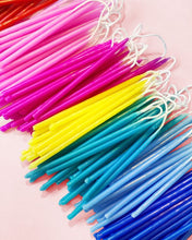 Beeswax Hand-Dipped Birthday Candles - Rainbow