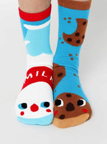 MILK & COOKIES - ADULT MISMATCHED SOCKS