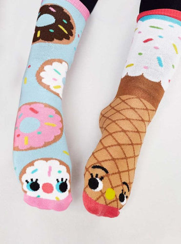 DONUT & ICE CREAM - ADULT MISMATCHED SOCKS