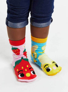 STRAWBERRY & BANANA - KIDS MISMATCHED SOCKS
