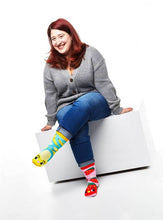 STRAWBERRY & BANANA - ADULT MISMATCHED SOCKS