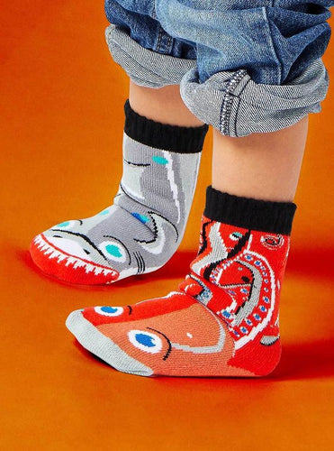SHARK & OCTOPUS - TWEENS MISMATCHED SOCKS
