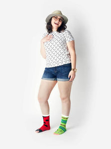 LADYBUG & CATERPILLAR - ADULT MISMATCHED SOCKS