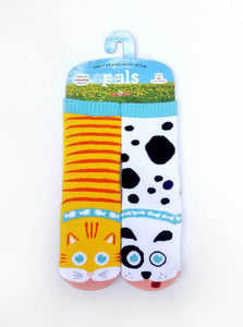 CAT & DOG - TWEENS MISMATCHED SOCKS