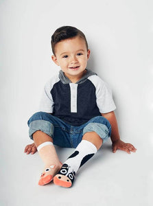 COW & PIG - KIDS MISMATCHED SOCKS