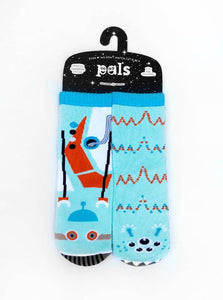 ROBOT & ALIEN - KIDS MISMATCHED SOCKS