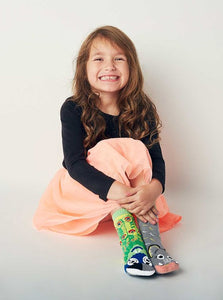 PEACOCK & ELEPHANT - KIDS MISMATCHED SOCKS