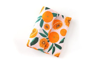 Muslin Baby Swaddle - Oranges