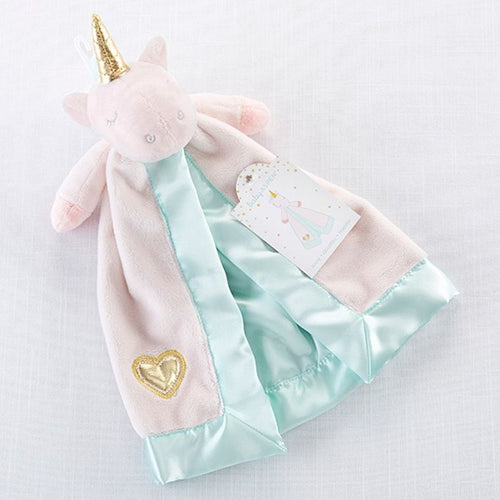 Unicorn Plush Rattle Lovie