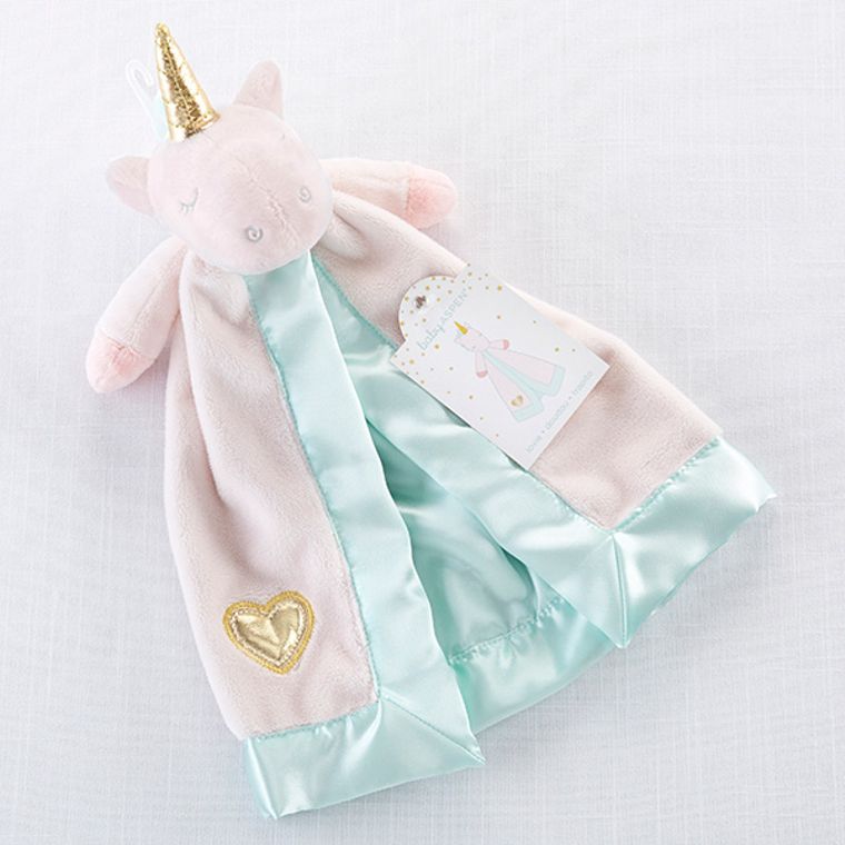 Unicorn Plush Rattle Lovie