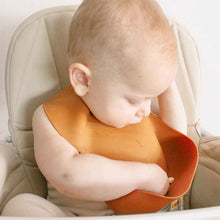 Silicone Baby Bib - Gold