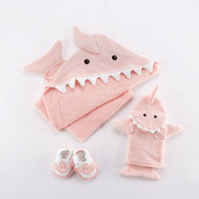 Let the Fin Begin 4-Piece Bath Gift Set (Pink)