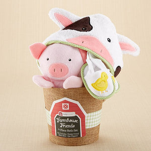 Farmhouse Friends 3-Piece Bathtime Bucket