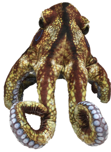 TEXAS TOY DISTRIBUTION- 10" OCTOPUS AQUATIC OCEAN PLUSH