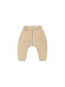 QUINCY MAE- WOVEN PANT | HONEY GINGHAM
